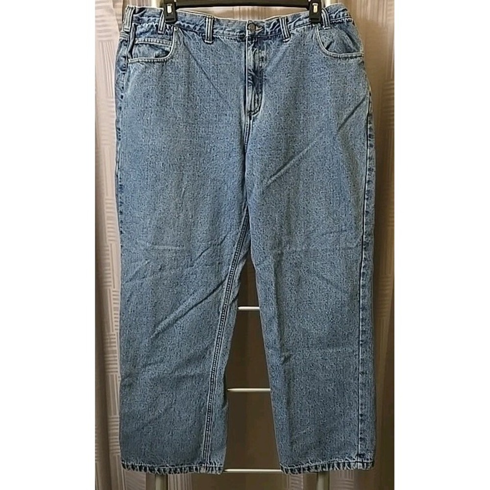 Red Head Jeans Men's 44x32 Blue Flannel Lined Straight Cotton Denim